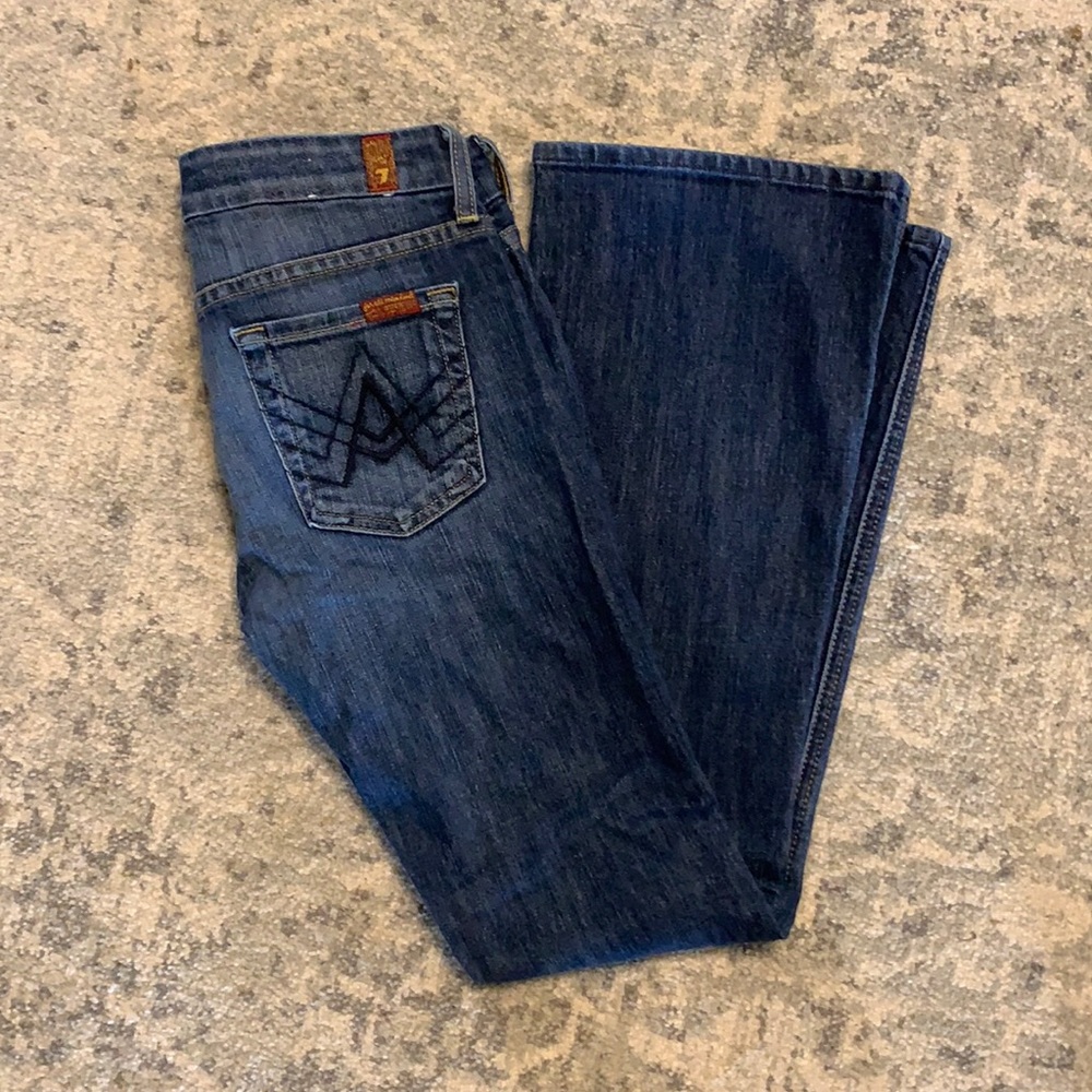 7 for All Mankind A pocket flare jeans, like new